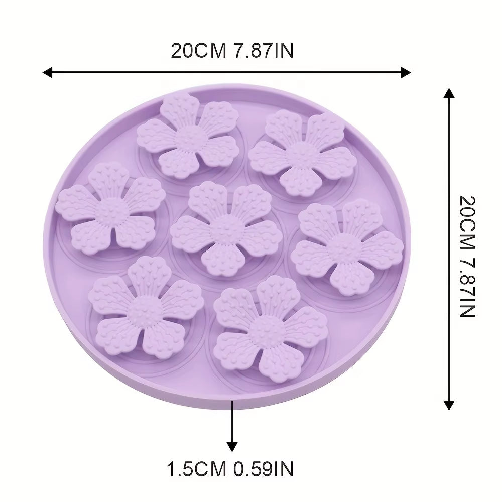 Silicone Pet Slow Feeder Mat Dog Feeding Dishes Dog Licking Mat with Suction Cups Anti-Choking Slow Feeding Pads Bowl Dishware