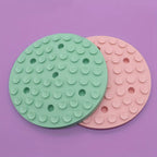 Silicone Pet Slow Feeder Mat Dog Feeding Dishes Dog Licking Mat with Suction Cups Anti-Choking Slow Feeding Pads Bowl Dishware